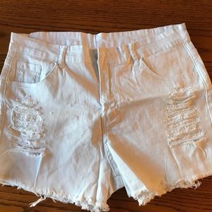 Haola Destroyed-Ripped Shorts, NWOT, size XL